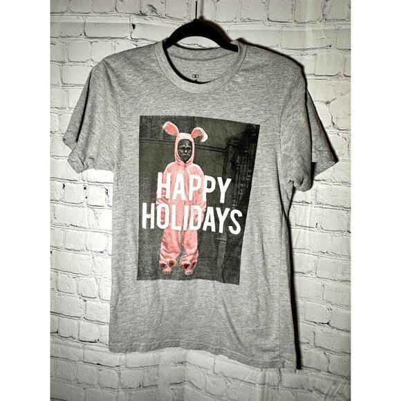 A CHRISTMAS STORY THEMED UNISEX SHORT SLEEVE T-SHIRT (S) EUC GENTLY WORN - Picture 1 of 4